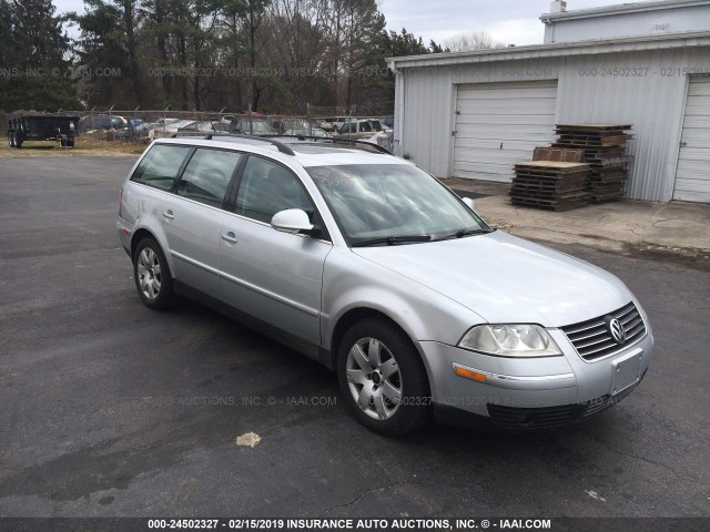 WVWCE63B05E121040 - 2005 VOLKSWAGEN PASSAT GLS TDI SILVER photo 1