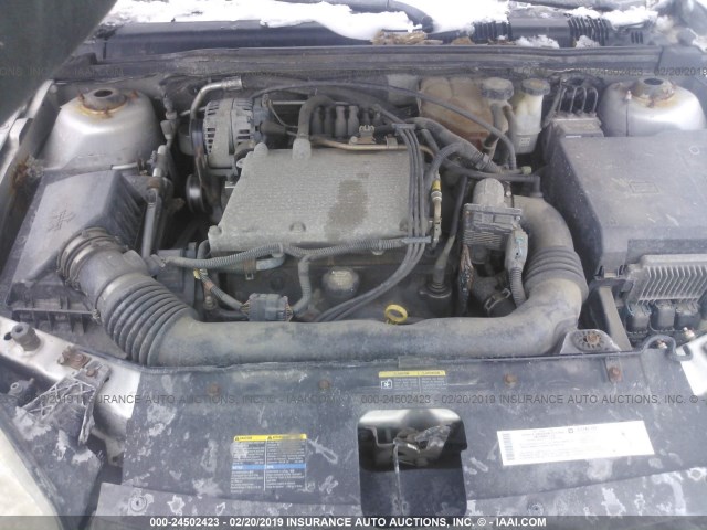 1G1ZT52864F123991 - 2004 CHEVROLET MALIBU LS SILVER photo 10