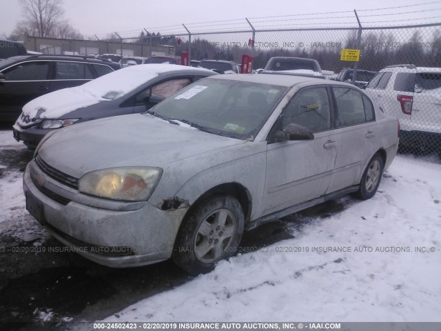 1G1ZT52864F123991 - 2004 CHEVROLET MALIBU LS SILVER photo 2