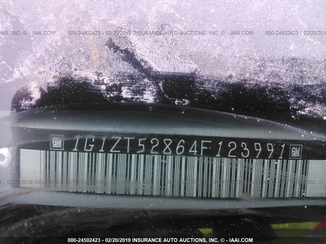 1G1ZT52864F123991 - 2004 CHEVROLET MALIBU LS SILVER photo 9