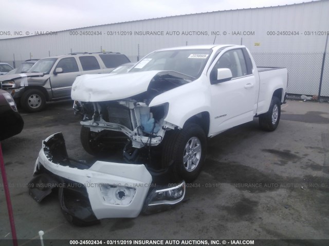 1GCHSBEA2J1259711 - 2018 CHEVROLET COLORADO WHITE photo 2