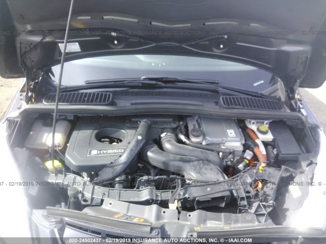 1FADP5AU5HL116905 - 2017 FORD C-MAX SE GRAY photo 10