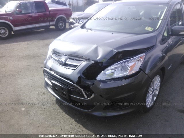 1FADP5AU5HL116905 - 2017 FORD C-MAX SE GRAY photo 6
