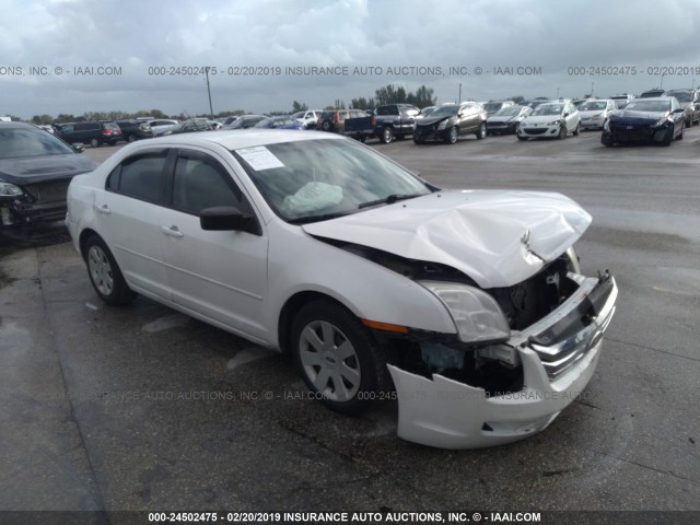 3FAHP06Z59R191048 - 2009 FORD FUSION S WHITE photo 1