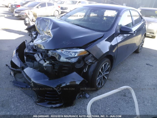 5YFBURHE0HP588694 - 2017 TOYOTA COROLLA L/LE/XLE/SE/XSE BLACK photo 2