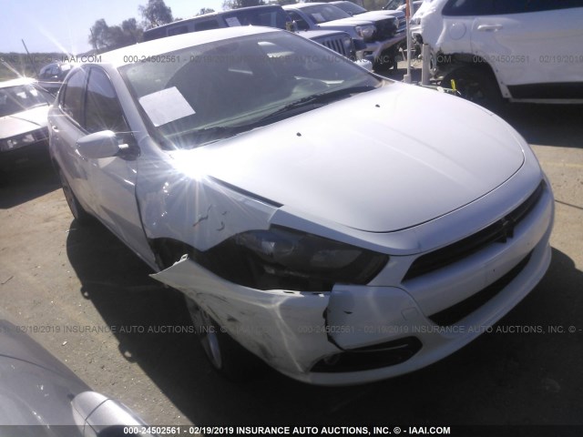 1C3CDFBA1DD336155 - 2013 DODGE DART SXT WHITE photo 1