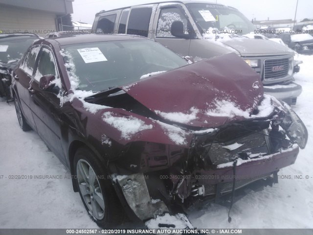 1G1ZD5E11BF221500 - 2011 CHEVROLET MALIBU 2LT BURGUNDY photo 1