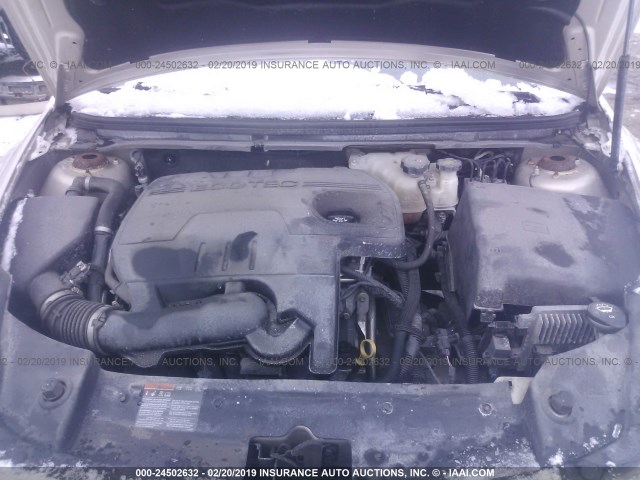 1G1ZB5E03CF300620 - 2012 CHEVROLET MALIBU LS GOLD photo 10