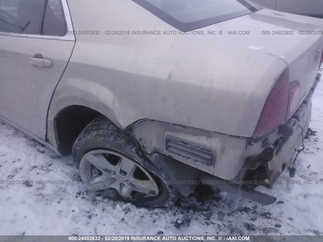 1G1ZB5E03CF300620 - 2012 CHEVROLET MALIBU LS GOLD photo 6