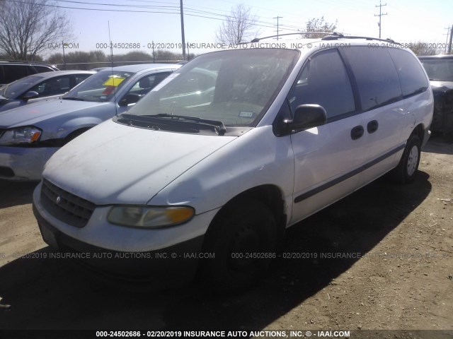 2P4GP24R0XR158185 - 1999 PLYMOUTH GRAND VOYAGER  WHITE photo 2