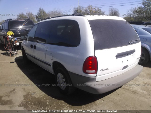 2P4GP24R0XR158185 - 1999 PLYMOUTH GRAND VOYAGER  WHITE photo 3
