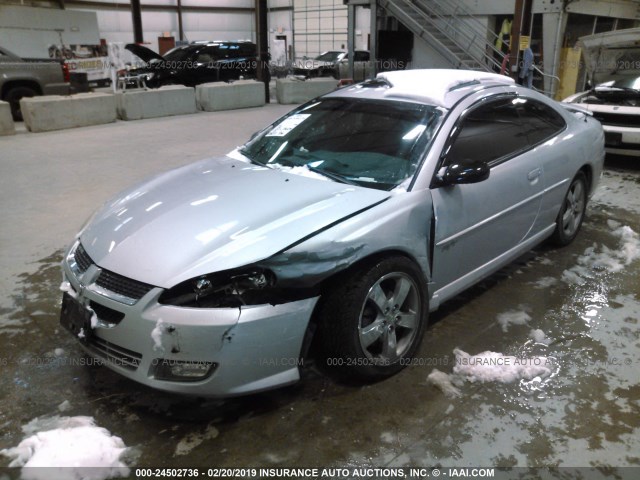 4B3AG52H23E123421 - 2003 DODGE STRATUS R/T SILVER photo 2