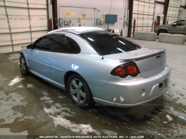 4B3AG52H23E123421 - 2003 DODGE STRATUS R/T SILVER photo 3