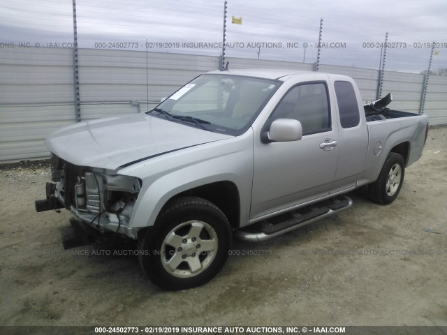 1GCESCD93A8134577 - 2010 CHEVROLET COLORADO LT SILVER photo 2