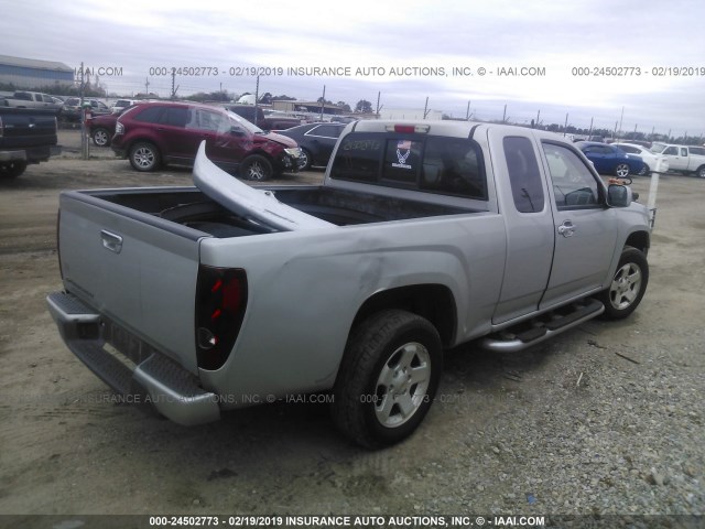 1GCESCD93A8134577 - 2010 CHEVROLET COLORADO LT SILVER photo 4