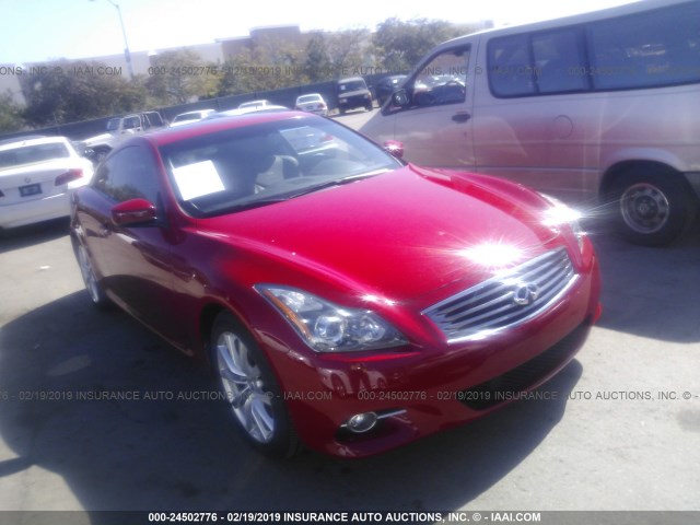 JN1CV6EK0DM923866 - 2013 INFINITI G37 JOURNEY/IPL RED photo 1