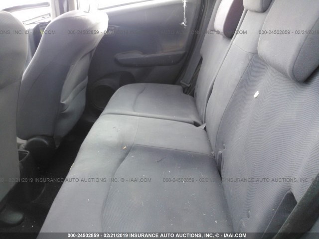 JHMGE8G36DC020786 - 2013 HONDA FIT BLACK photo 8