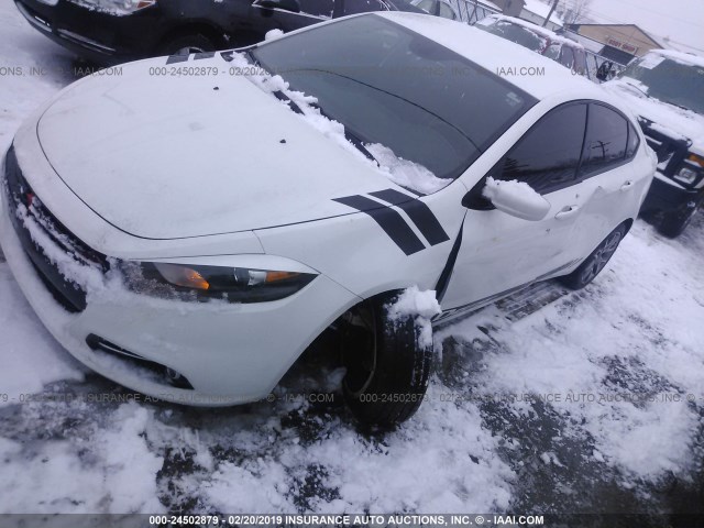 1C3CDFBB6ED790931 - 2014 DODGE DART SXT WHITE photo 6