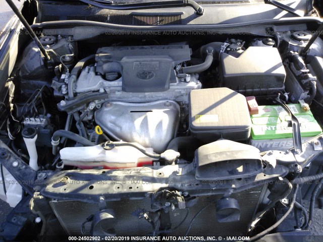4T1BF1FK9CU100466 - 2012 TOYOTA CAMRY SE/LE/XLE 黑色 照片 10