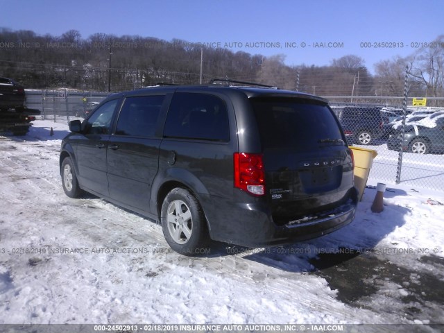 2D4RN3DG1BR710943 - 2011 DODGE GRAND CARAVAN MAINSTREET GRAY photo 3