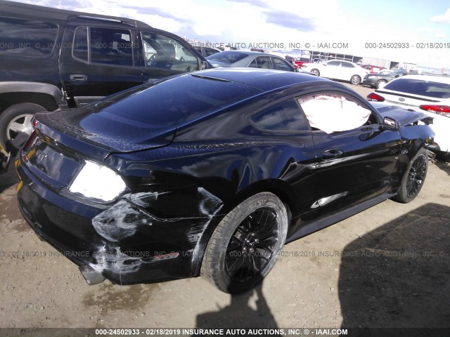 1FA6P8CF1F5426009 - 2015 FORD MUSTANG GT BLACK photo 4