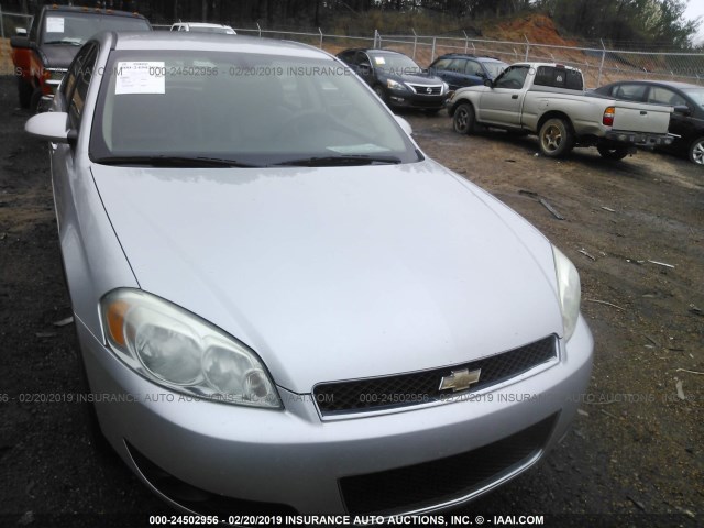 2G1WC5E34D1217734 - 2013 CHEVROLET IMPALA LTZ SILVER photo 6