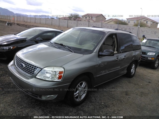 2FMZA52236BA65329 - 2006 FORD FREESTAR SEL GRAY photo 2