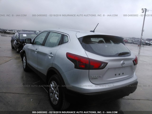 JN1BJ1CR9JW257181 - 2018 NISSAN ROGUE SPORT S/SV/SL SILVER photo 3