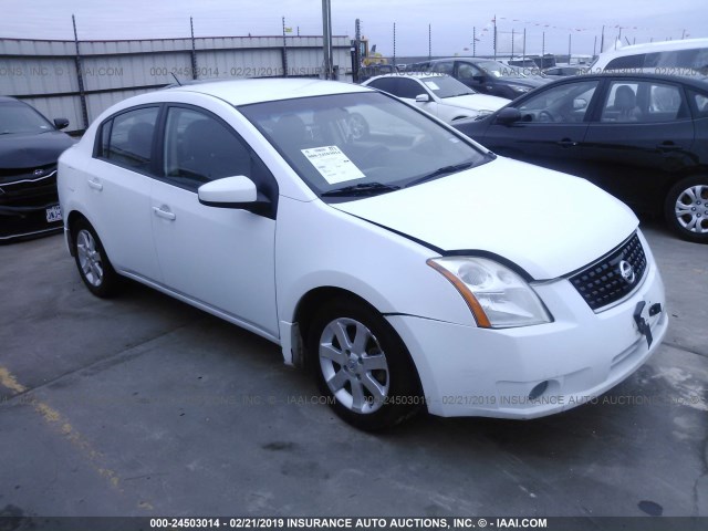 3N1AB61EX8L744301 - 2008 NISSAN SENTRA 2.0/2.0S/2.0SL WHITE photo 1