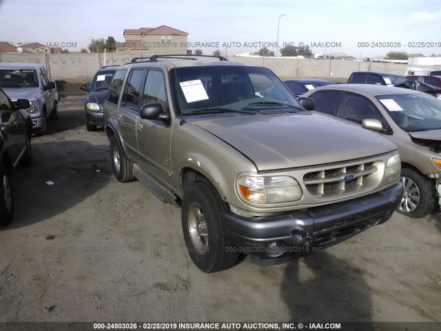 1FMZU63E9YZC57487 - 2000 FORD EXPLORER XLT GOLD photo 1