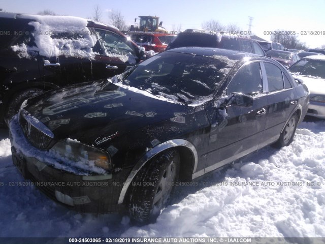 1LNHM87A8YY854974 - 2000 LINCOLN LS BLACK photo 2
