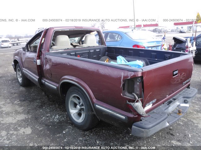 1GCCS1446W8236706 - 1998 CHEVROLET S TRUCK S10 BROWN photo 3