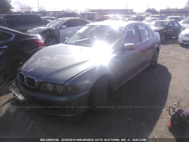 WBADT43412GY41735 - 2002 BMW 525 I AUTOMATIC GRAY photo 2