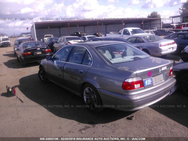 WBADT43412GY41735 - 2002 BMW 525 I AUTOMATIC GRAY photo 3