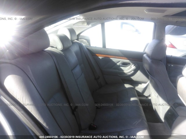 WBADT43412GY41735 - 2002 BMW 525 I AUTOMATIC GRAY photo 8