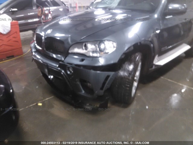 5UXZV4C5XCL763507 - 2012 BMW X5 XDRIVE35I GRAY photo 6