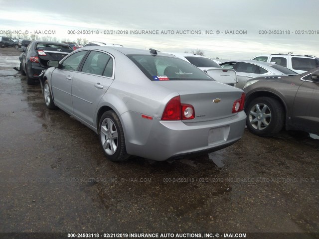 1G1ZB5E02CF168188 - 2012 CHEVROLET MALIBU LS SILVER photo 3