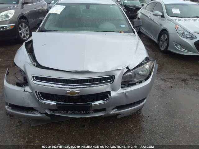 1G1ZB5E02CF168188 - 2012 CHEVROLET MALIBU LS SILVER photo 6