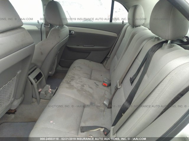 1G1ZB5E02CF168188 - 2012 CHEVROLET MALIBU LS SILVER photo 8