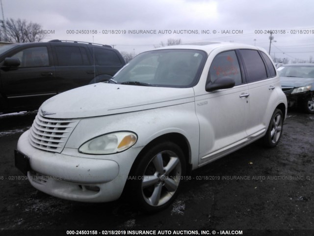 3C8FY78GX3T636489 - 2003 CHRYSLER PT CRUISER GT WHITE photo 2