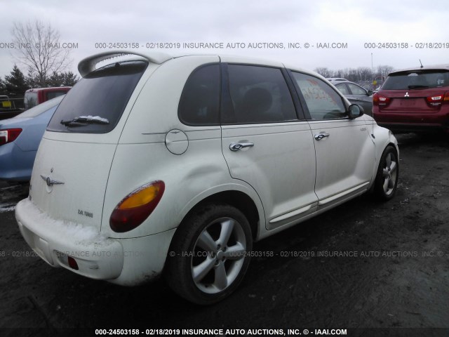 3C8FY78GX3T636489 - 2003 CHRYSLER PT CRUISER GT WHITE photo 4