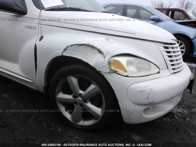 3C8FY78GX3T636489 - 2003 CHRYSLER PT CRUISER GT WHITE photo 6