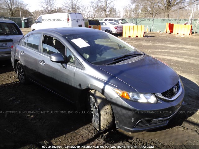 19XFB2F89DE231988 - 2013 HONDA CIVIC GRAY photo 1