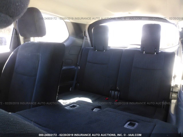 5N1AR2MN0DC660695 - 2013 NISSAN PATHFINDER S/SV/SL/PLATINUM BROWN photo 8