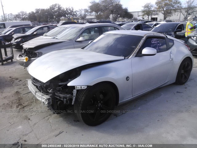 JN1AZ44E39M404278 - 2009 NISSAN 370Z SILVER photo 2