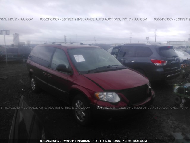 2C8GP64L15R321591 - 2005 CHRYSLER TOWN & COUNTRY LIMITED RED photo 1