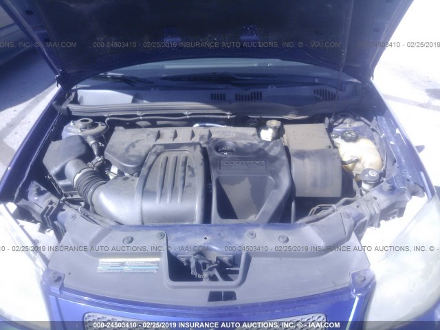 1G2AL15F177262095 - 2007 PONTIAC G5 BLUE photo 10
