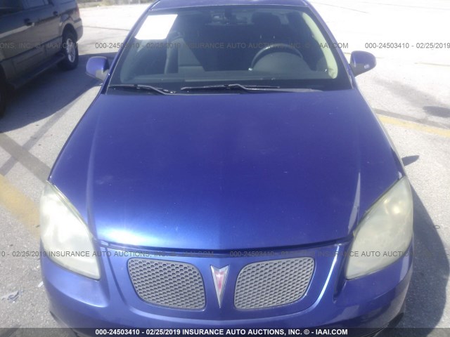 1G2AL15F177262095 - 2007 PONTIAC G5 BLUE photo 6