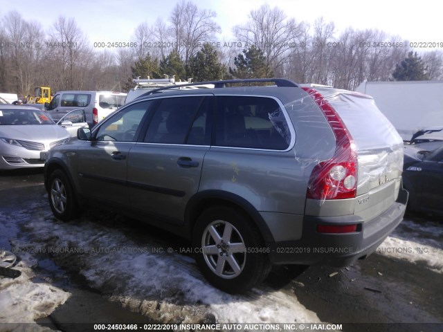 YV4CZ592861288077 - 2006 VOLVO XC90 TAN photo 3