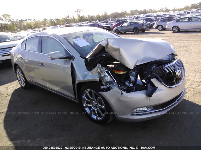 1G4GD5G34EF155909 - 2014 BUICK LACROSSE PREMIUM GOLD photo 1